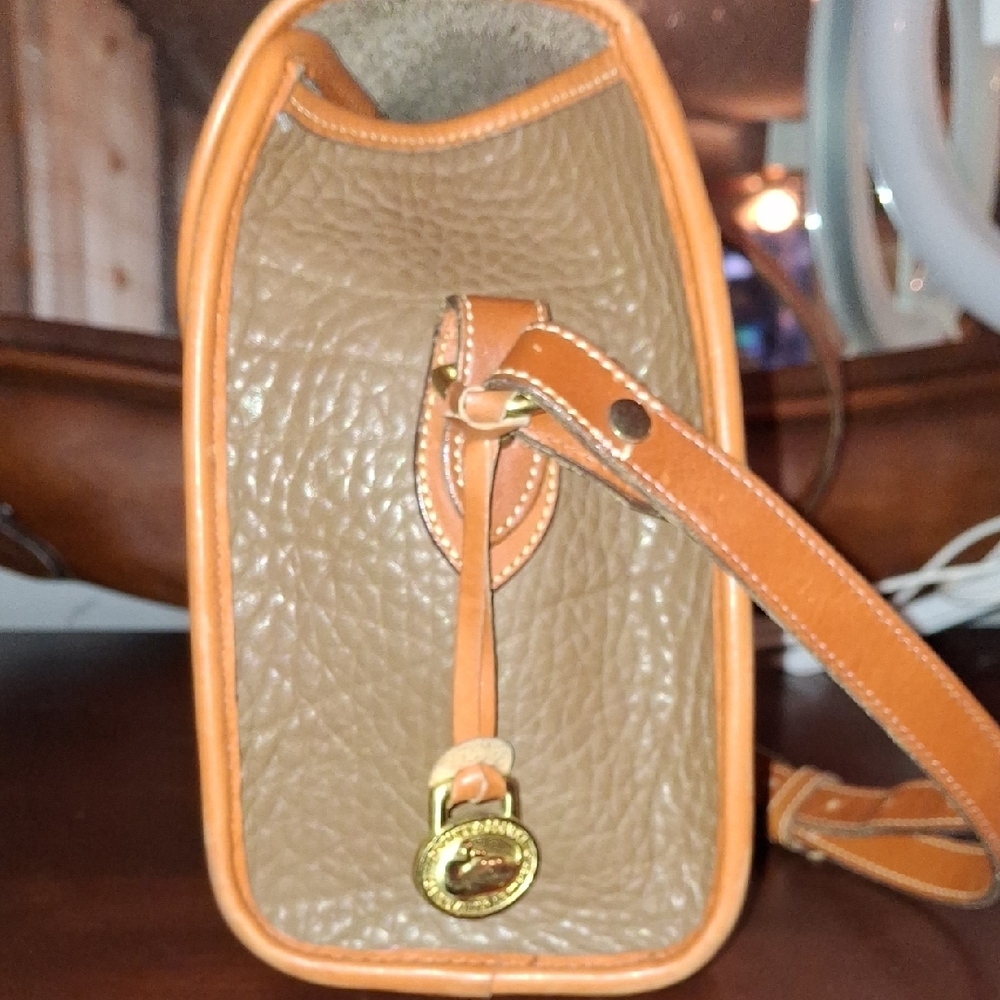 Dooney & Bourke Tan Leather Bag - Picture 7 of 16
